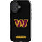 NFL Washington Commanders Black Background iPhone 16 Impact Case